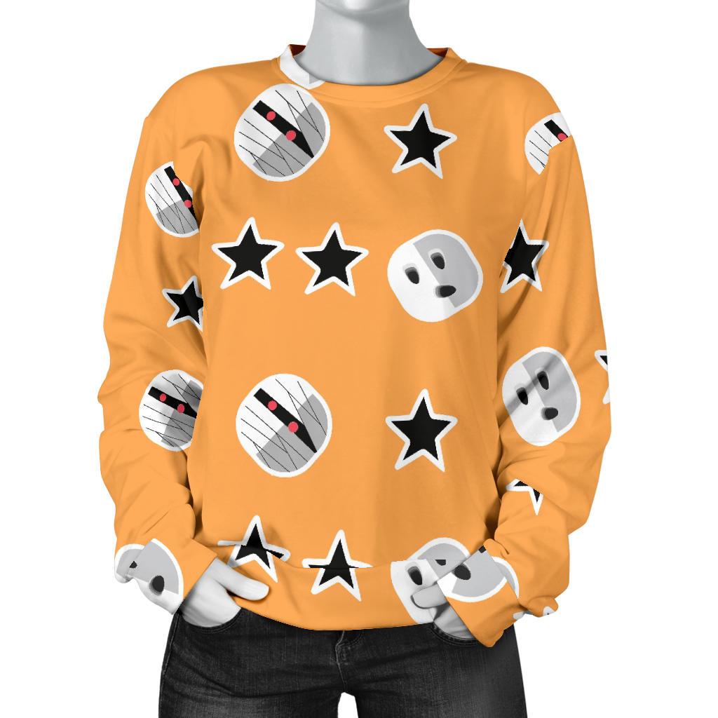 Mummy Print Pattern Women's Sweatshirt-grizzshop
