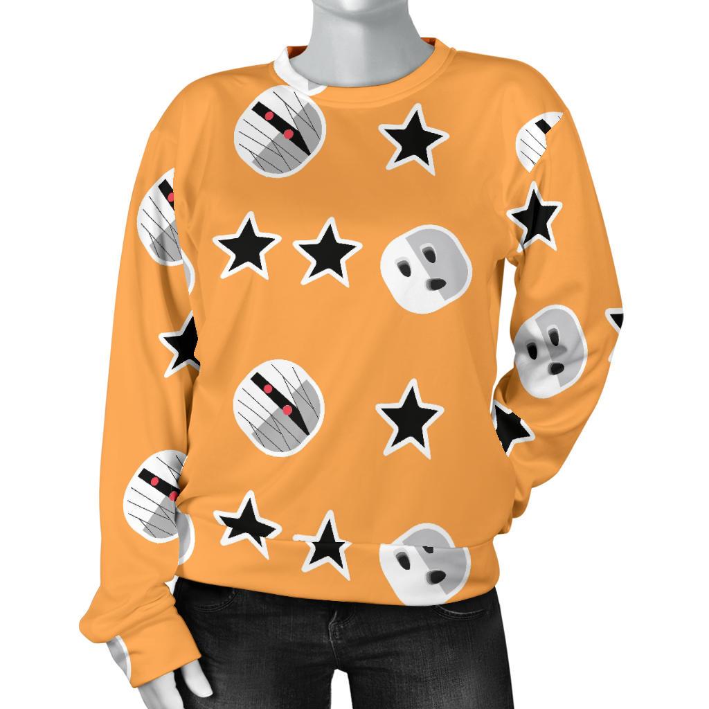 Mummy Print Pattern Women's Sweatshirt-grizzshop
