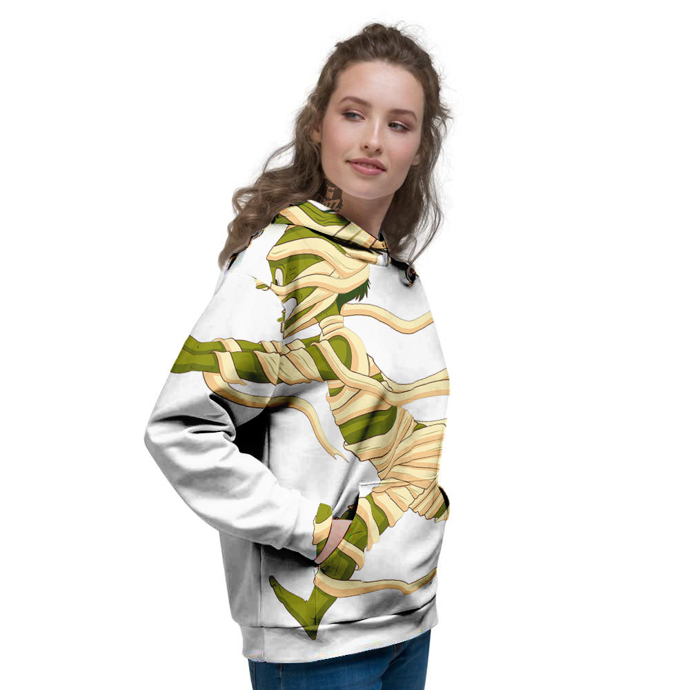 Mummy Running Print Women's Hoodie-grizzshop