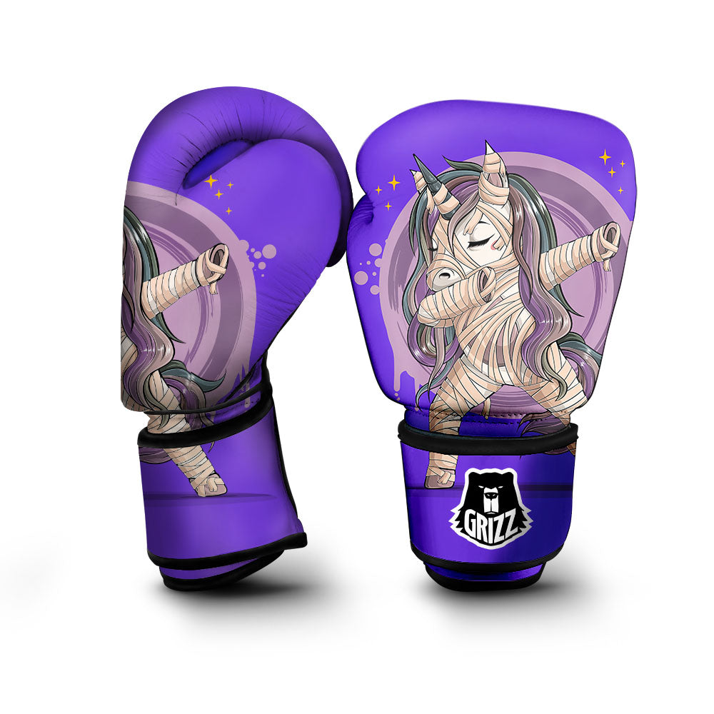 Mummy Unicorn Dap Print Boxing Gloves-grizzshop