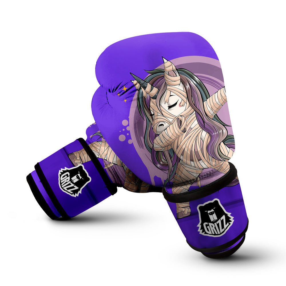 Mummy Unicorn Dap Print Boxing Gloves-grizzshop