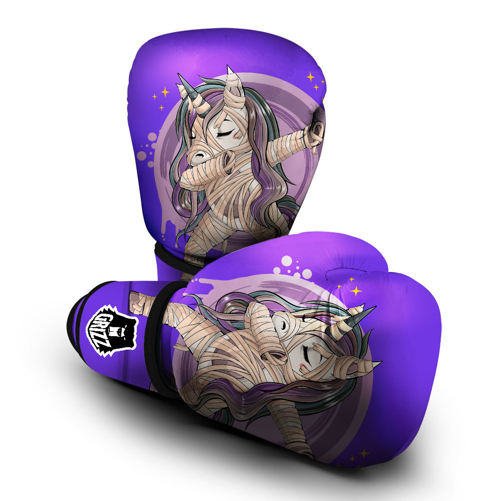 Mummy Unicorn Dap Print Boxing Gloves-grizzshop