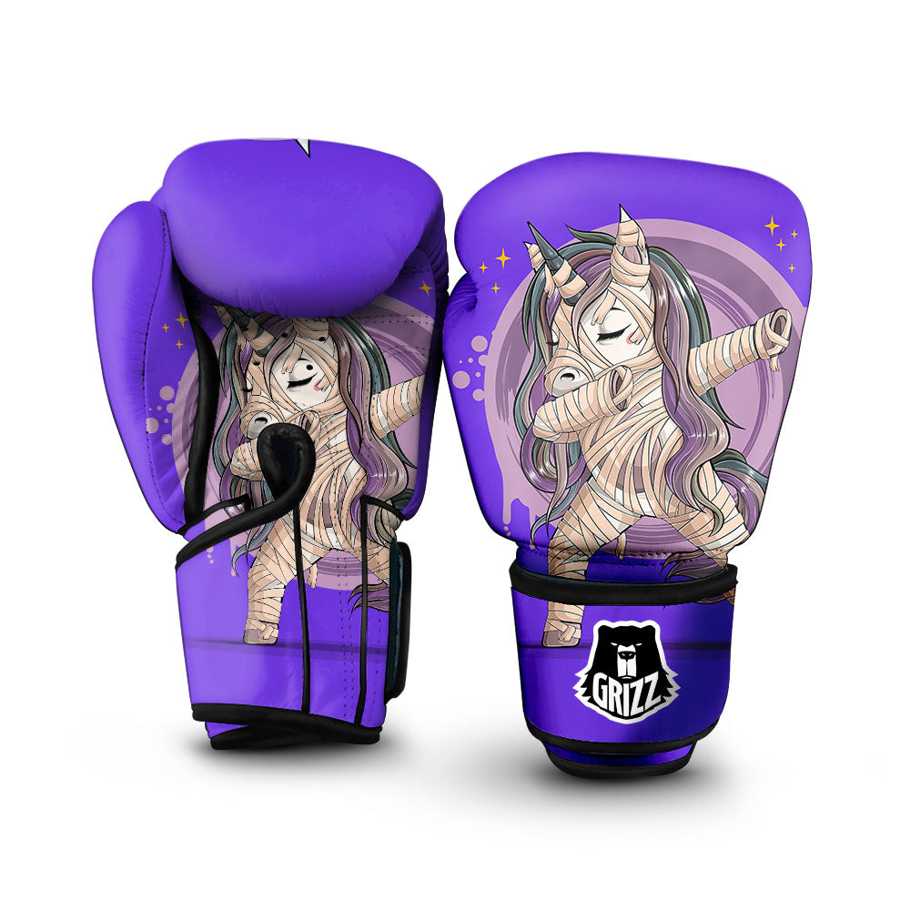 Mummy Unicorn Dap Print Boxing Gloves-grizzshop