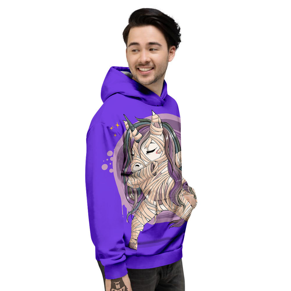 Mummy Unicorn Dap Print Men's Hoodie-grizzshop