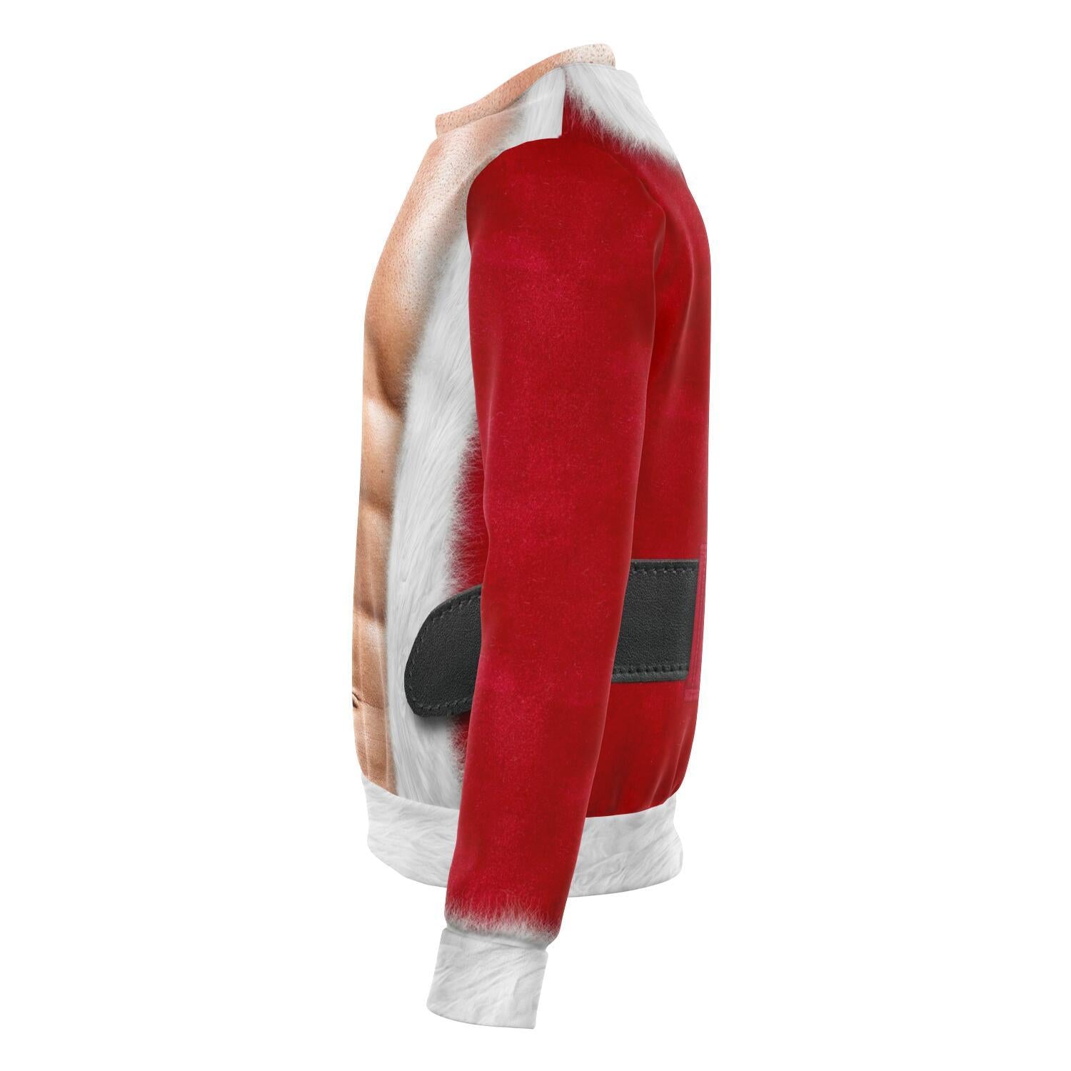 Muscle Santa Sexy Christmas Ugly Sweater-grizzshop