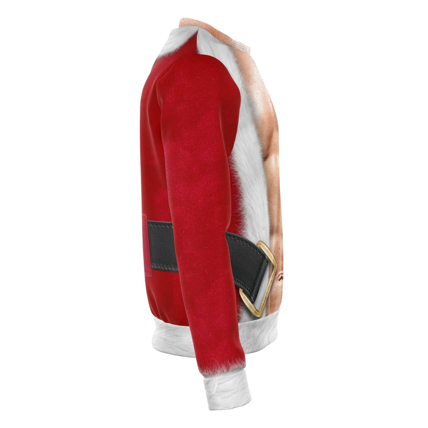 Muscle Santa Sexy Christmas Ugly Sweater-grizzshop