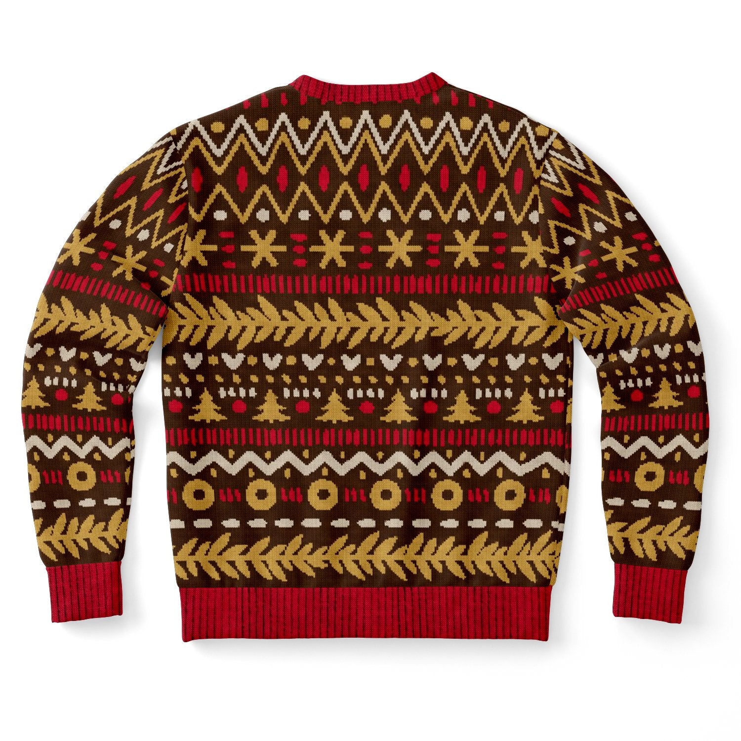 Muscle Rudolph the Red Nosed Gaindeer Ugly Christmas Sweater-grizzshop