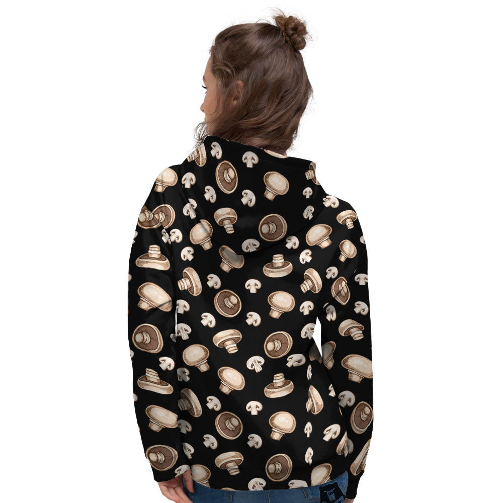 Mushroom Champignon Print Pattern Women's Hoodie-grizzshop