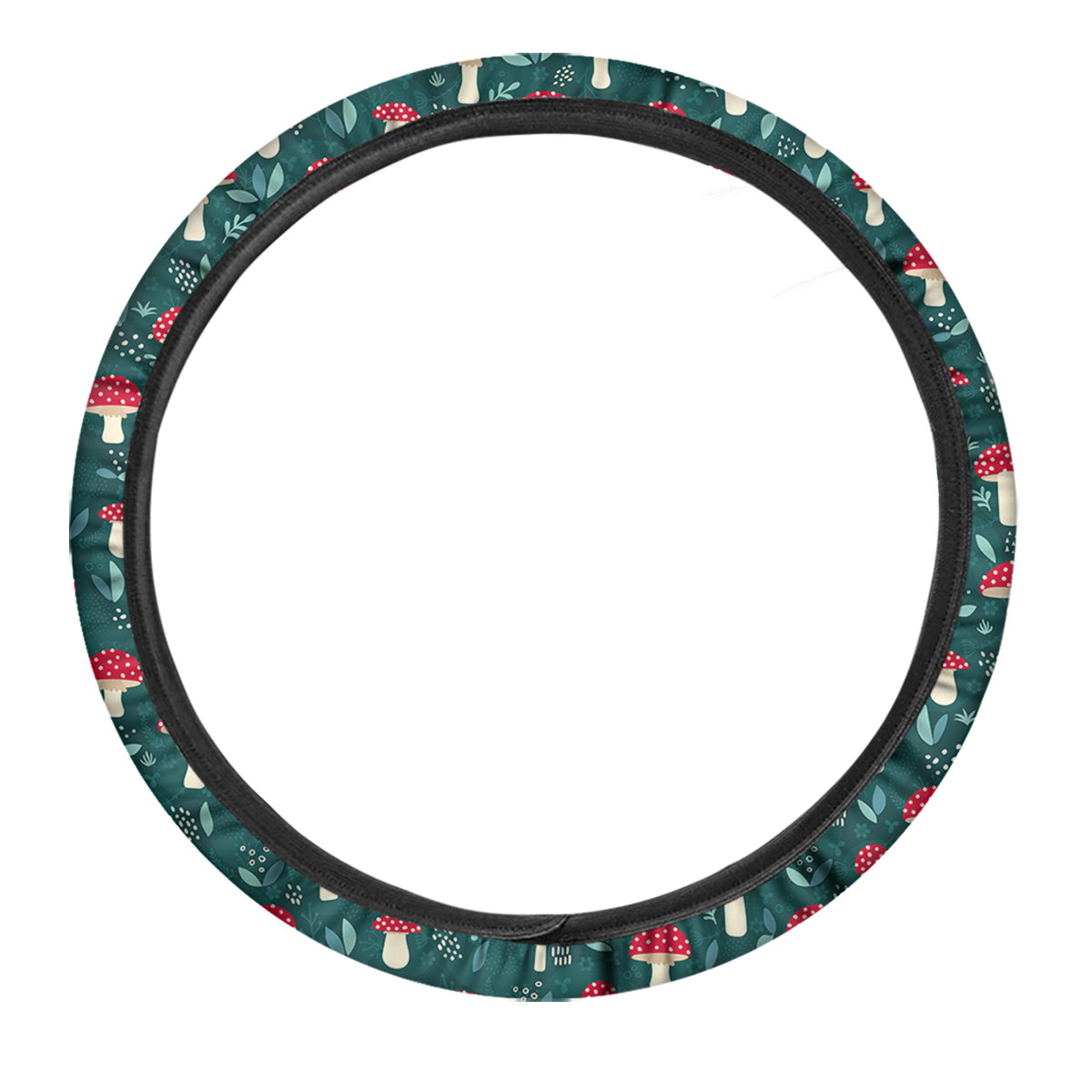 Mushroom Cute Print Pattern Car Steering Wheel Cover-grizzshop