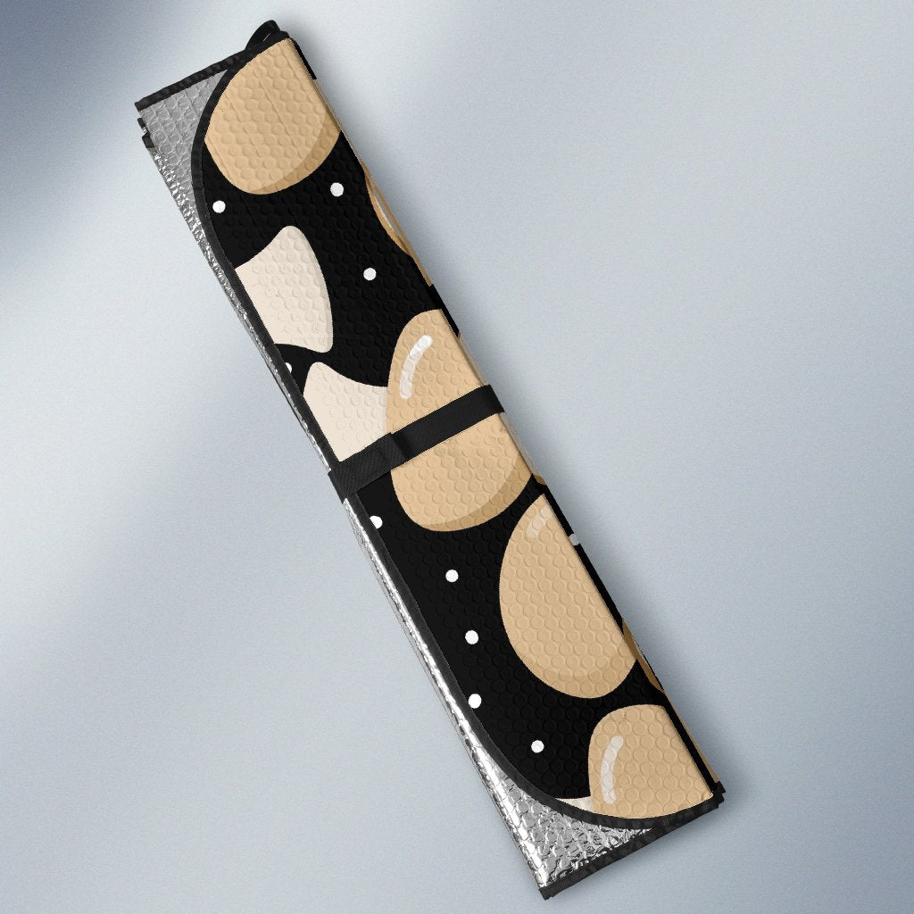 Mushroom Print Pattern Car Sun Shade-grizzshop