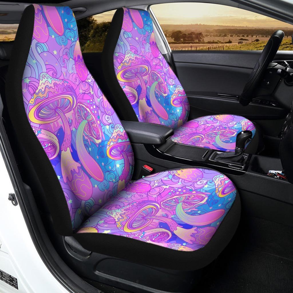 Mushroom Psychedelic Trippy Car Seat Covers-grizzshop