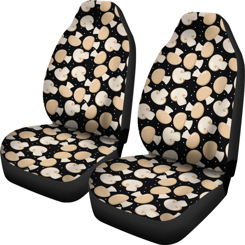 Mushroom Print Pattern Universal Fit Car Seat Cover-grizzshop
