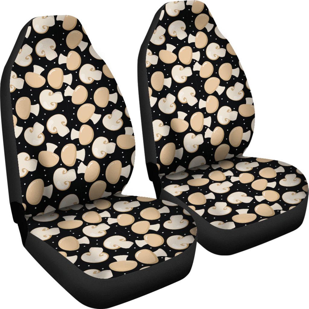Mushroom Print Pattern Universal Fit Car Seat Cover-grizzshop
