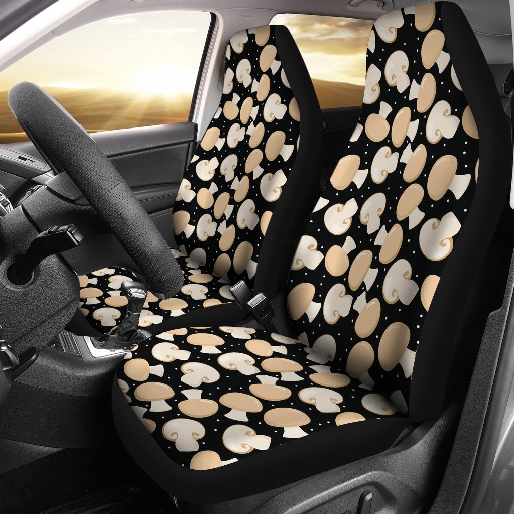 Mushroom Print Pattern Universal Fit Car Seat Cover-grizzshop