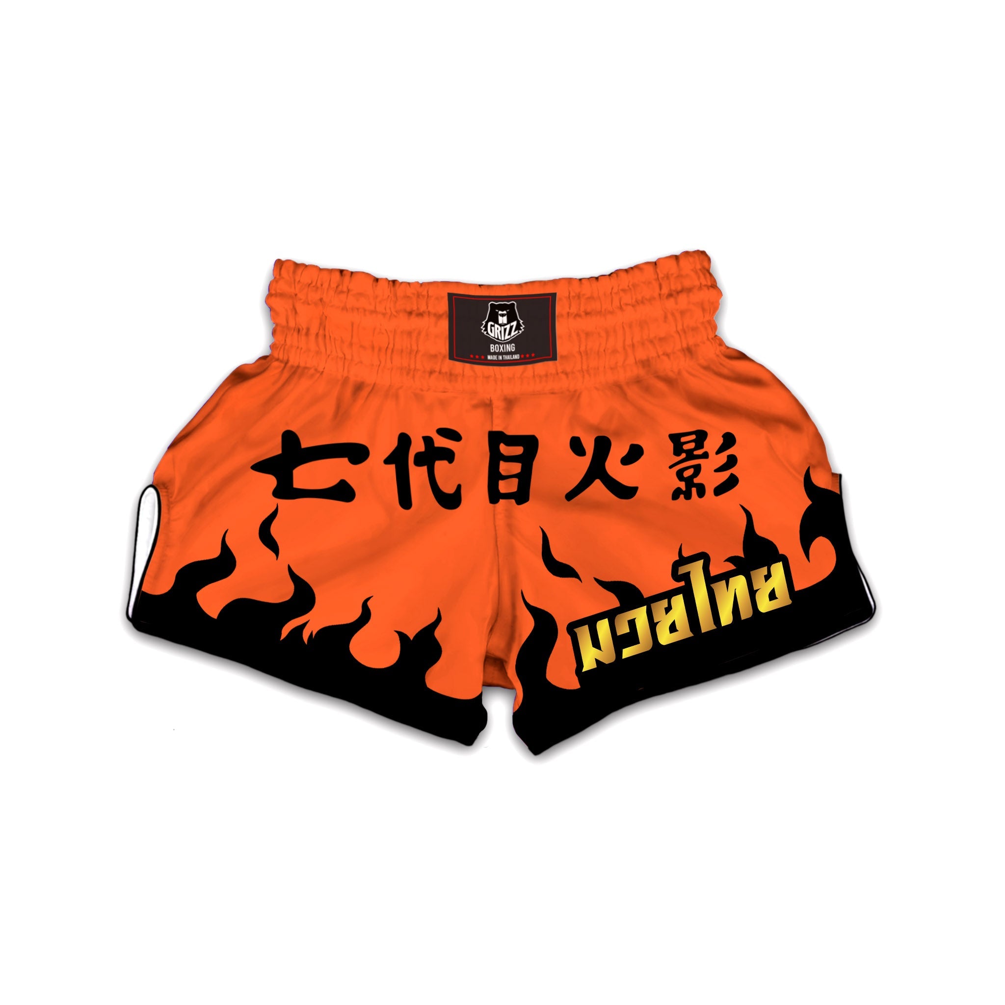 Nanadaime Seventh Hokage Muay Thai Boxing Shorts-grizzshop