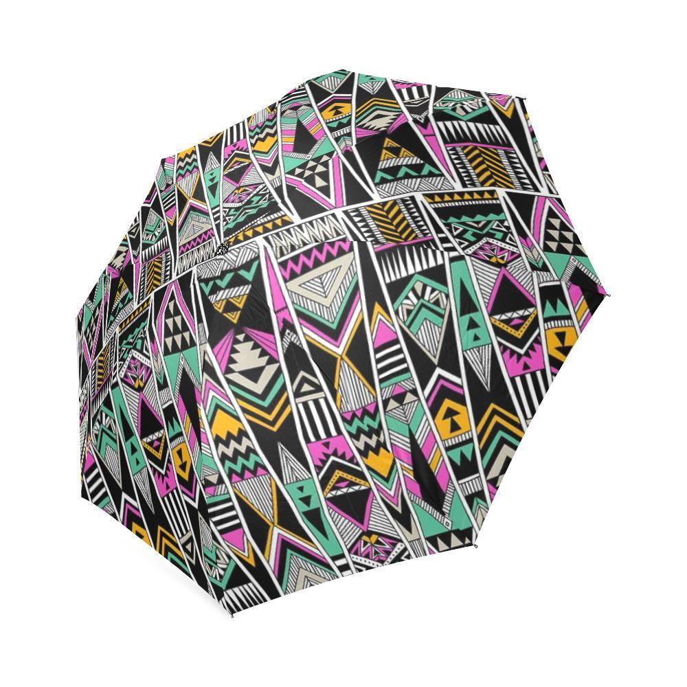 Native American Aztec Tribal Navajo Indians Print Foldable Umbrella-grizzshop