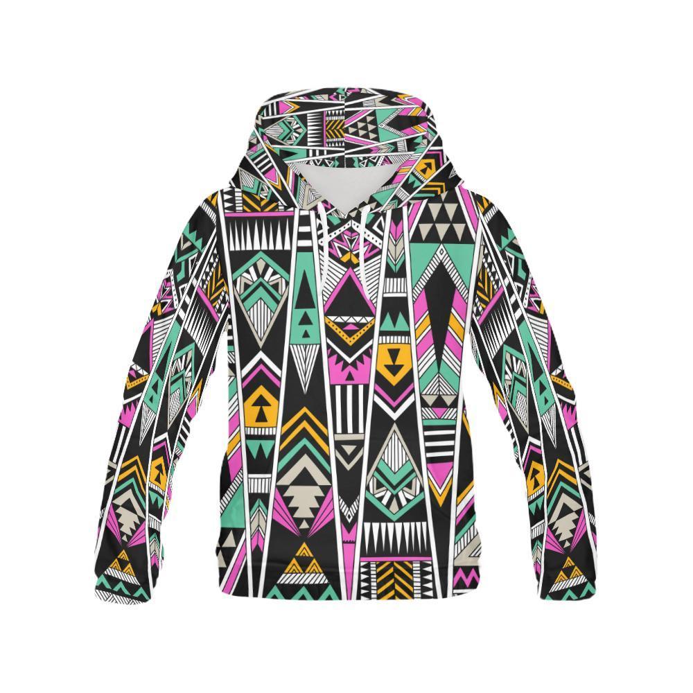 Native American Aztec Tribal Navajo Indians Print Men Pullover Hoodie-grizzshop