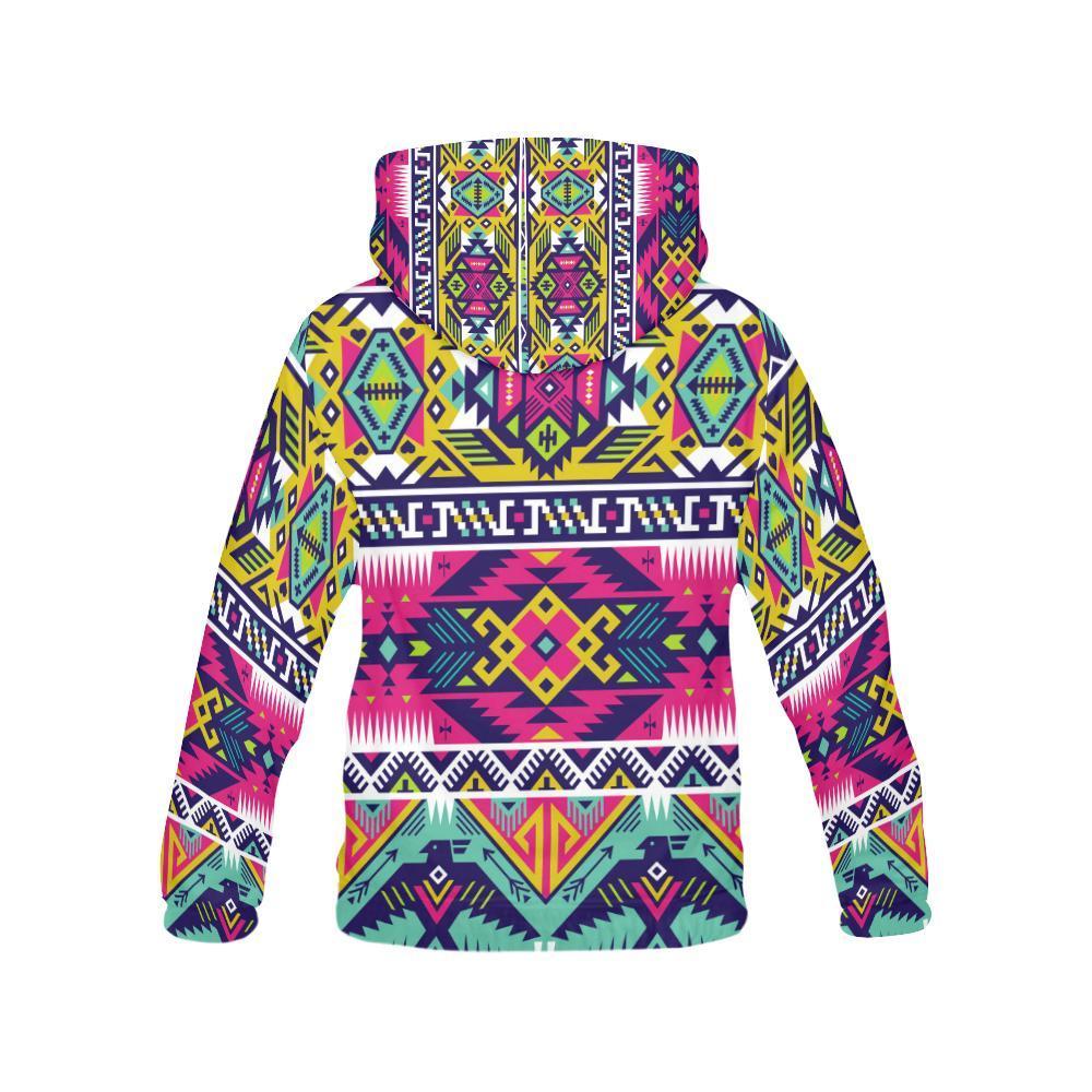 Native American Indians Aztec Tribal Navajo Print Men Pullover Hoodie-grizzshop