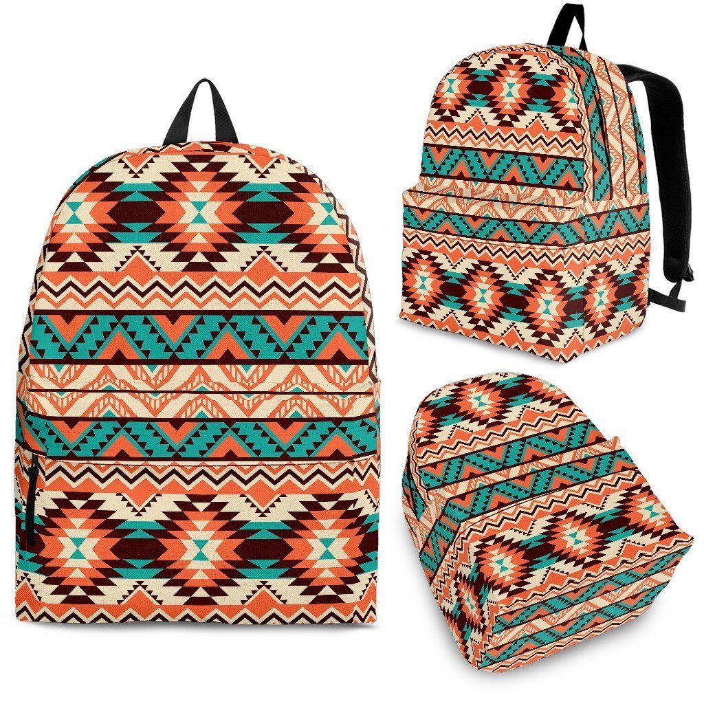 Native American Navajo Indians Aztec Tribal Print Backpack-grizzshop