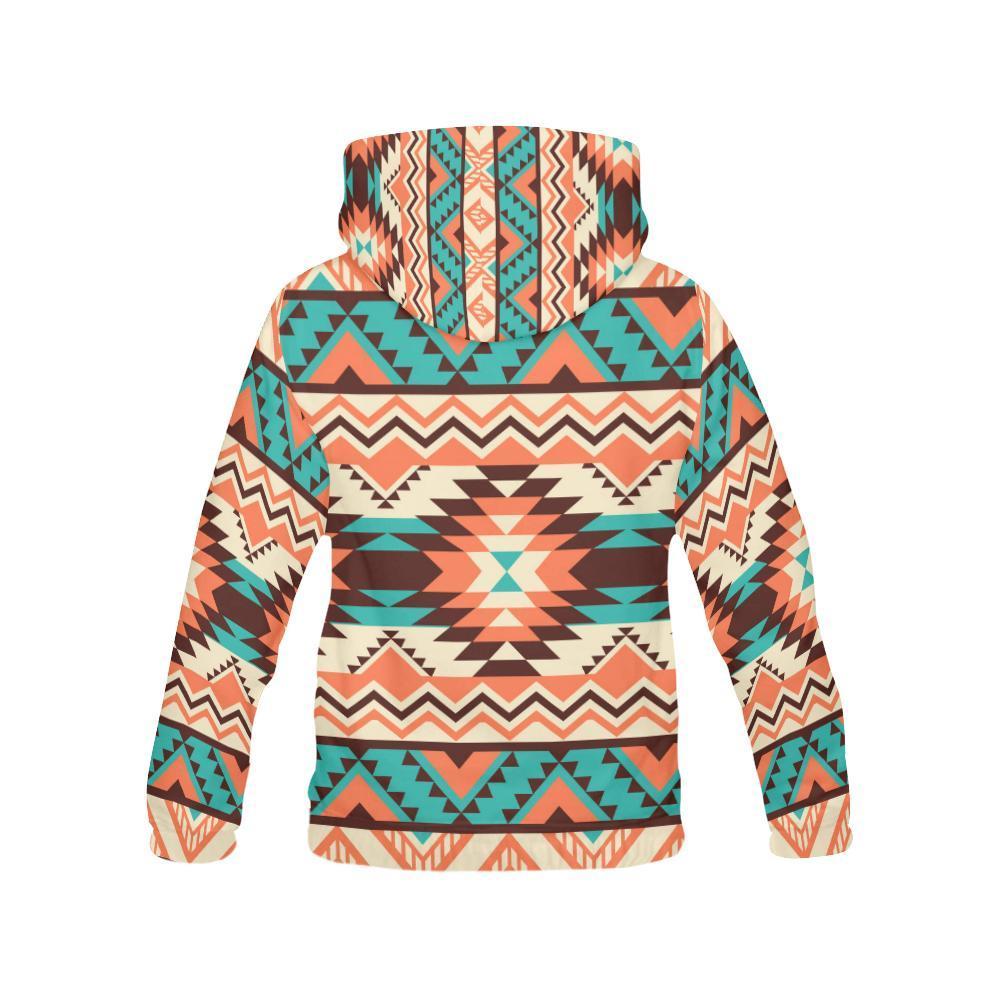 Native American Navajo Indians Aztec Tribal Print Women Pullover Hoodies -grizzshop