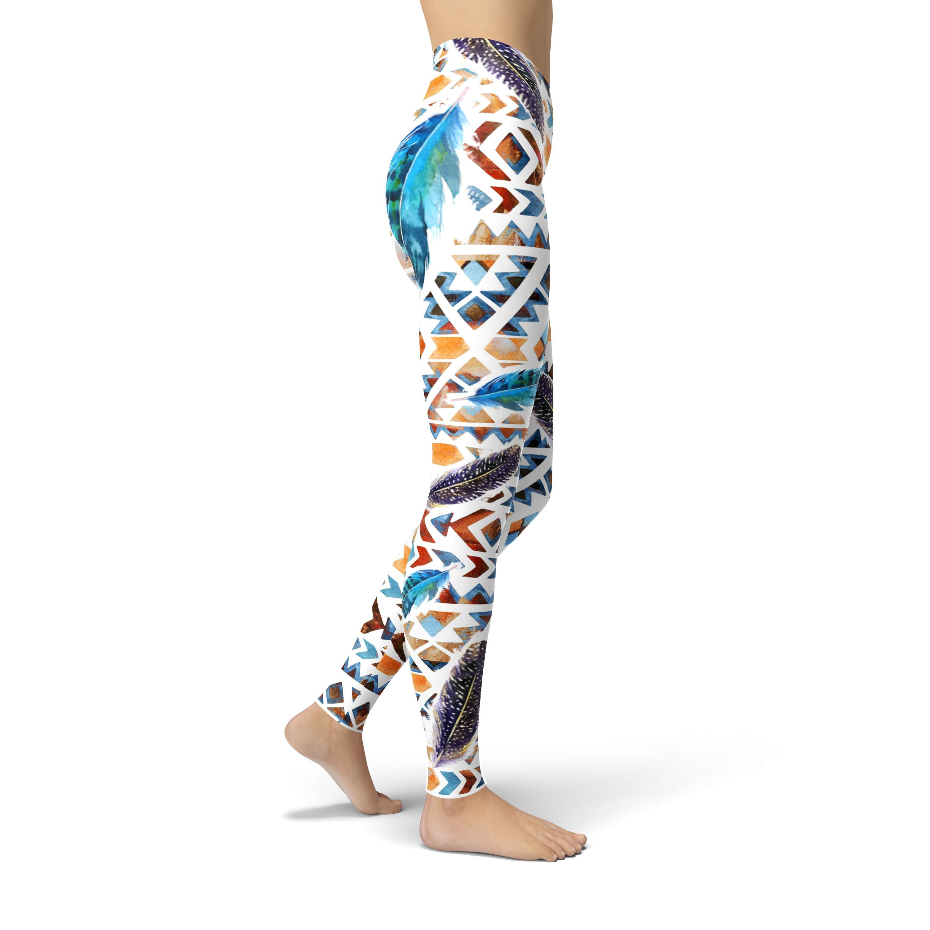 Native American Pattern Women's Leggings-grizzshop