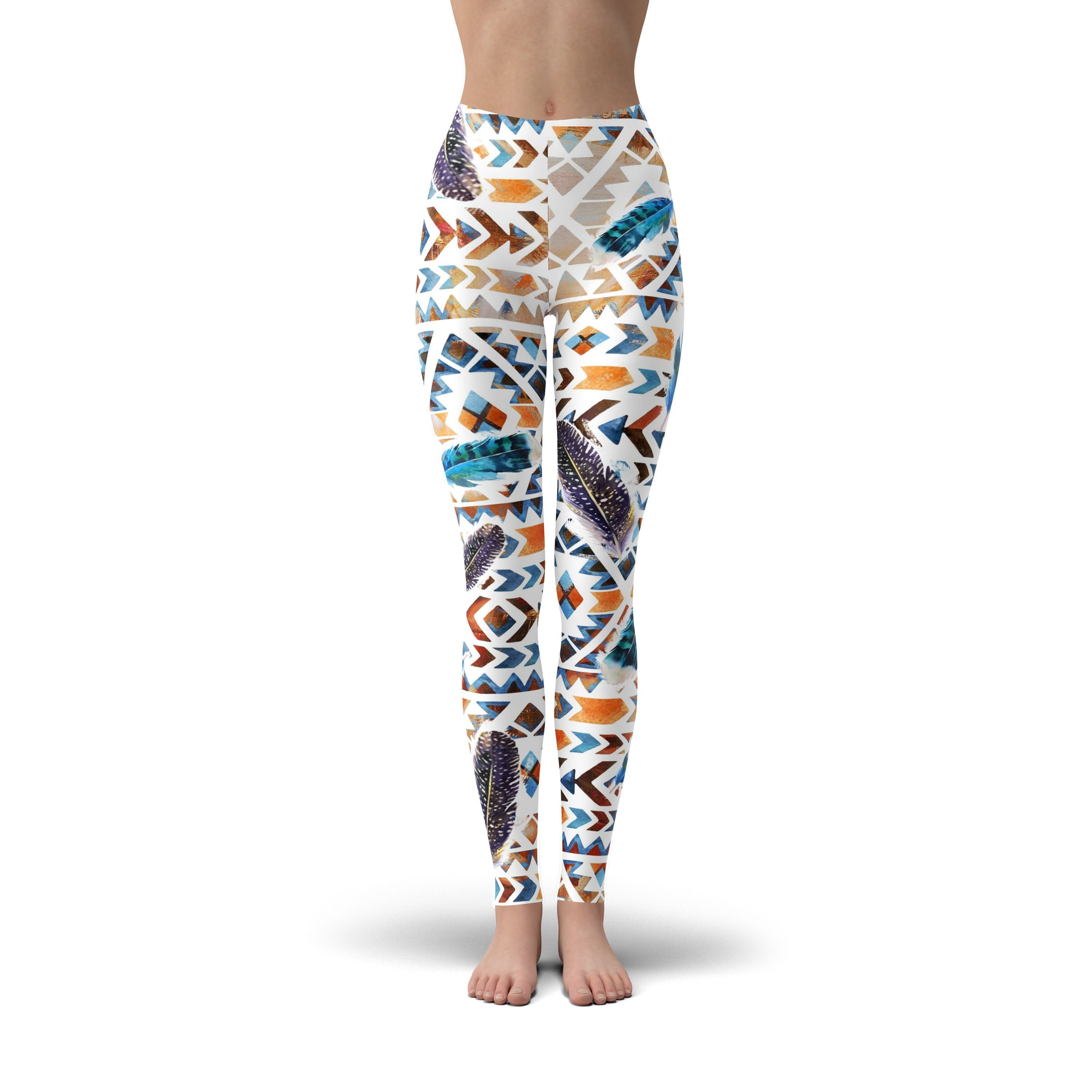 Native American Pattern Women's Leggings-grizzshop