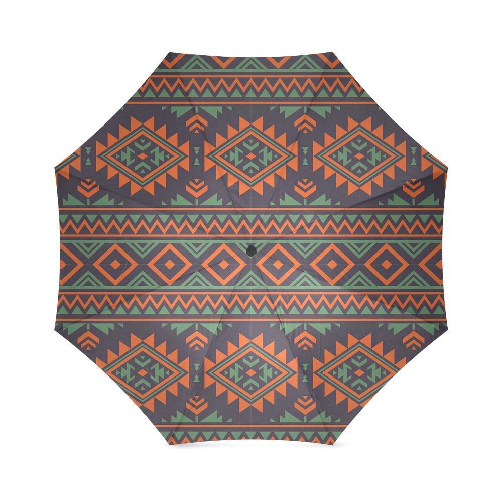 Native American Tribal Navajo Indians Aztec Print Foldable Umbrella-grizzshop