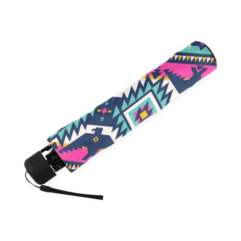 Native American Tribal Navajo Indians Aztec Print Foldable Umbrella-grizzshop