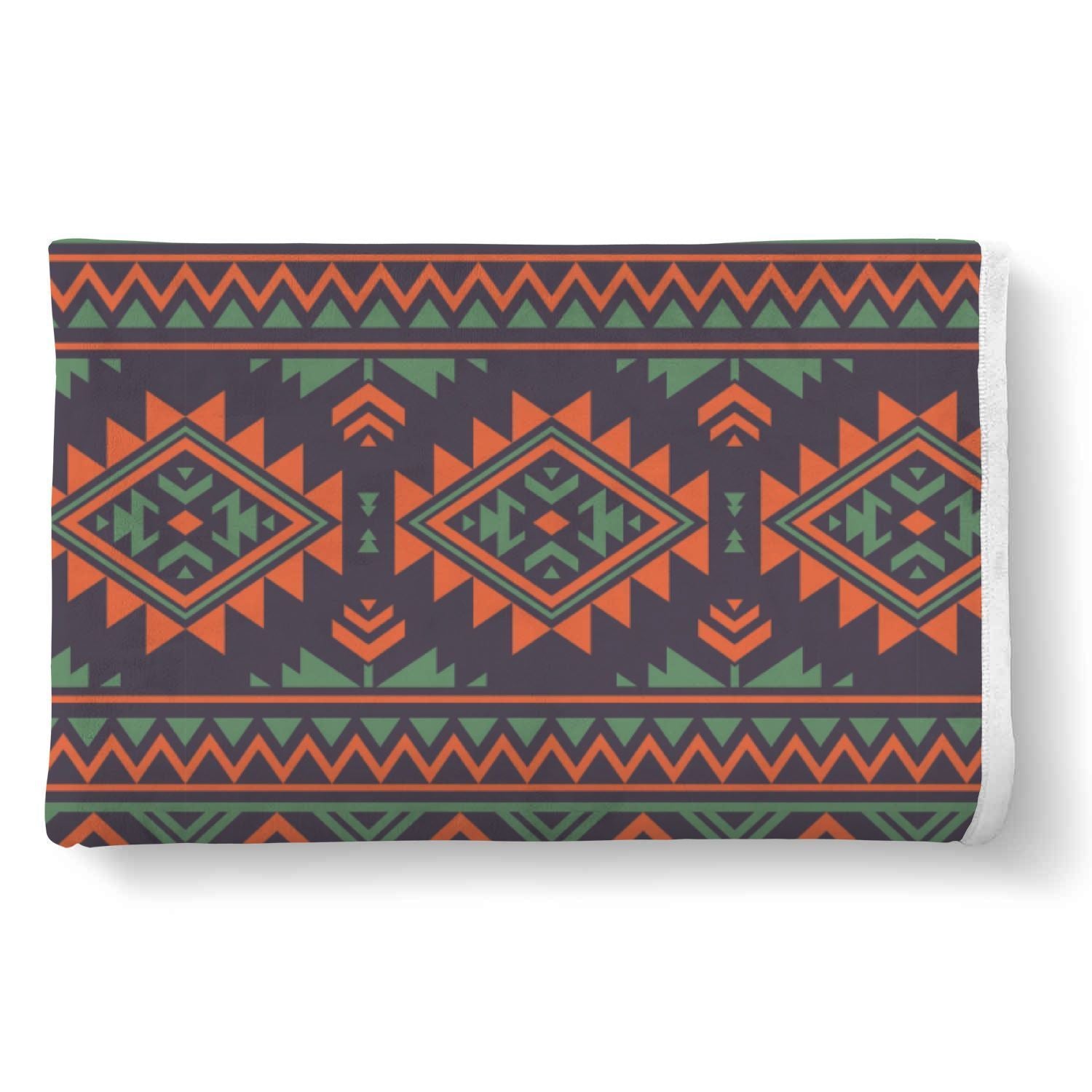 Native American Tribal Navajo Indians Aztec Print Throw Blanket-grizzshop