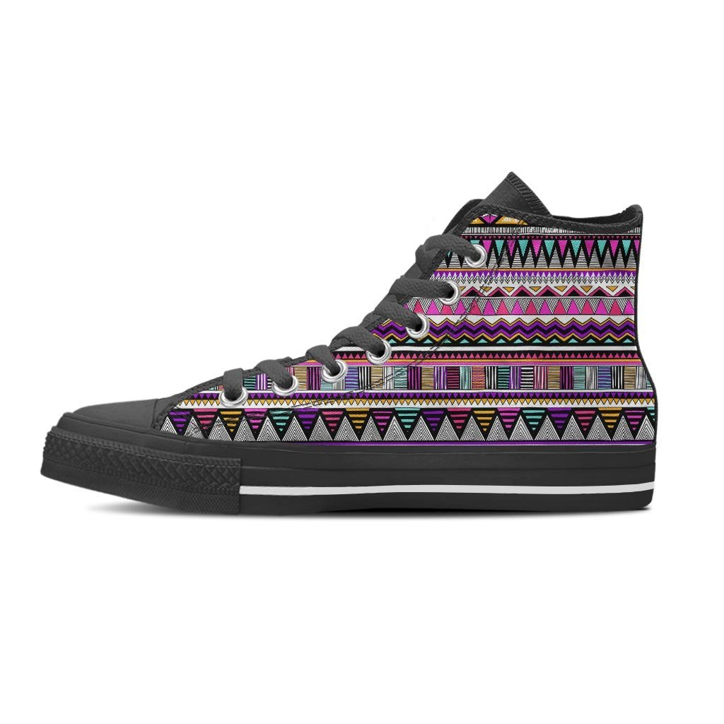 Native Aztec Women's High Top Shoes-grizzshop
