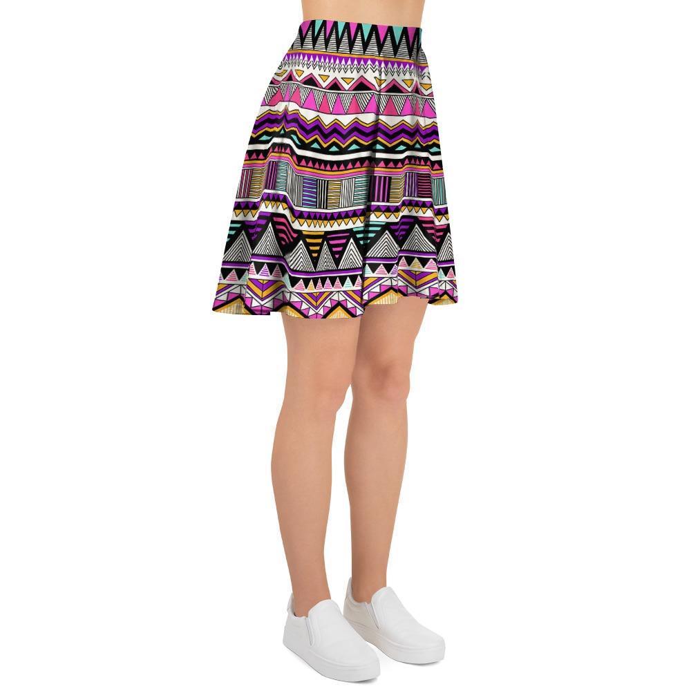 Native Aztec Women's Skirt-grizzshop
