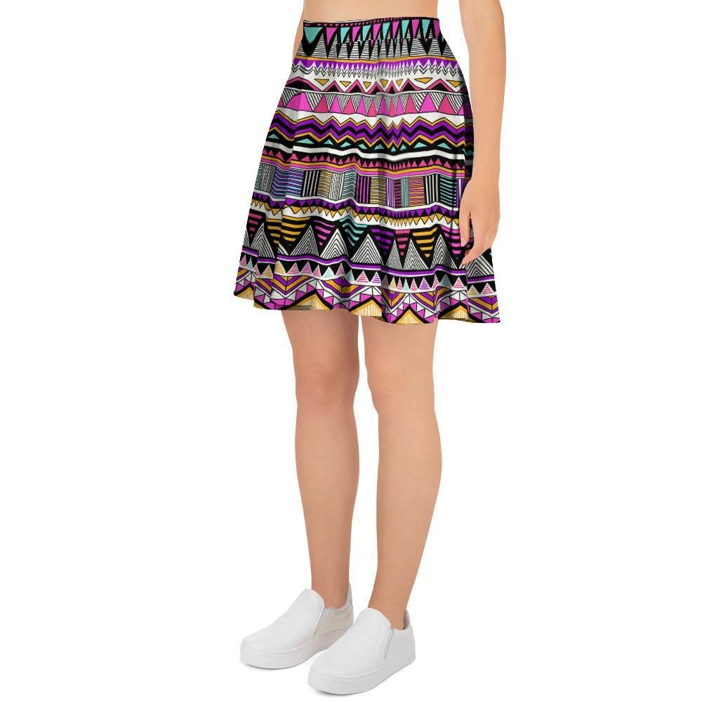 Native Aztec Women's Skirt-grizzshop