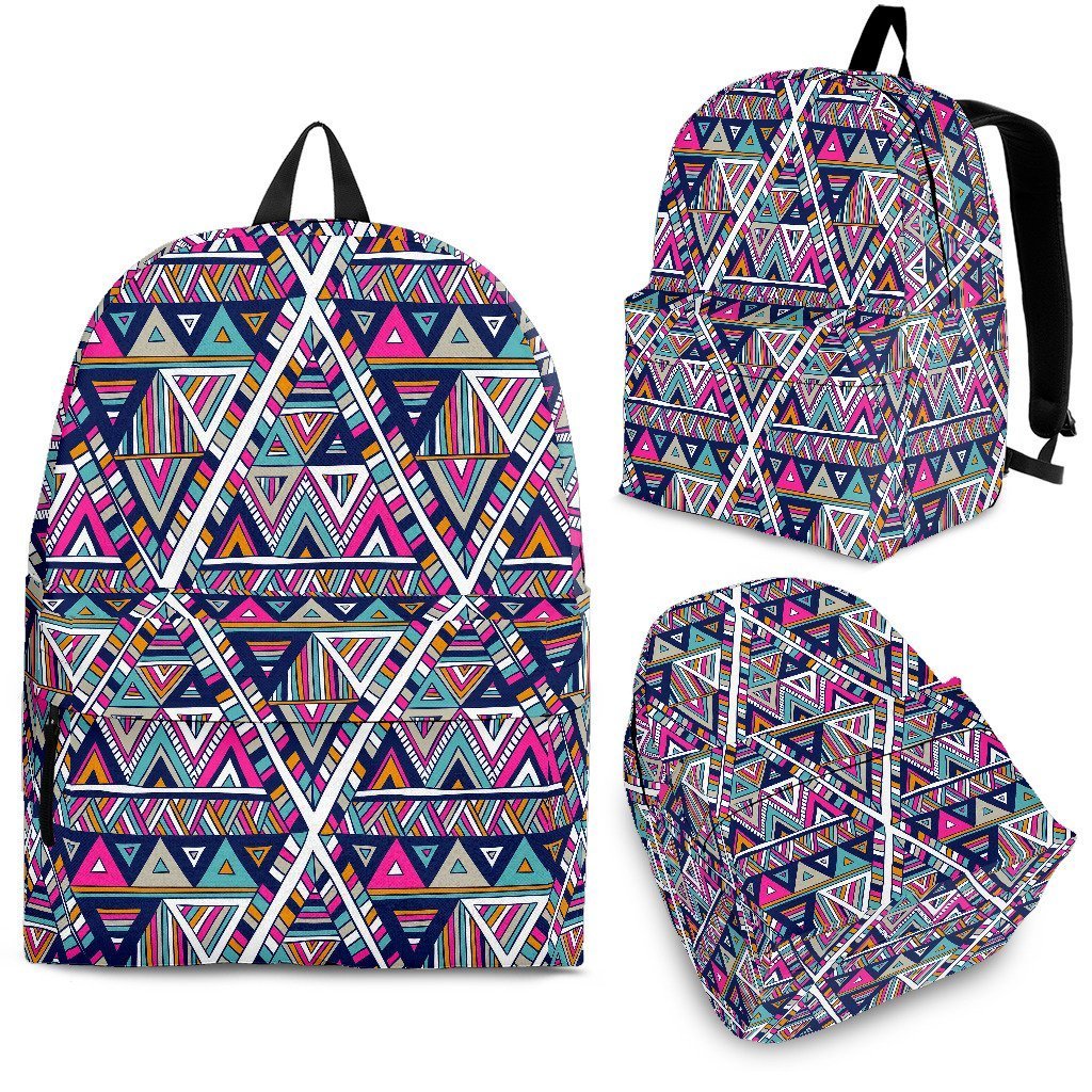 Native Navajo American Indians Aztec Tribal Print Backpack-grizzshop