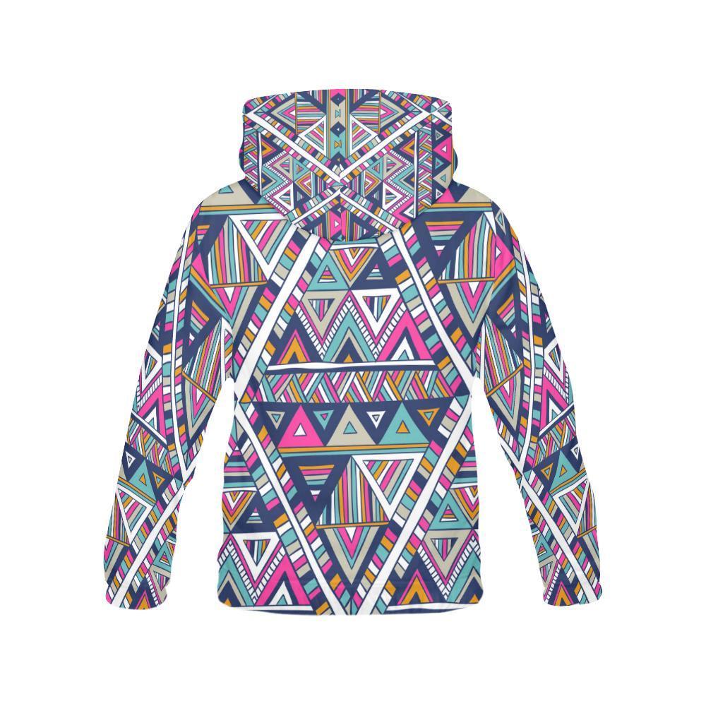 Native Navajo American Indians Aztec Tribal Print Men Pullover Hoodie-grizzshop