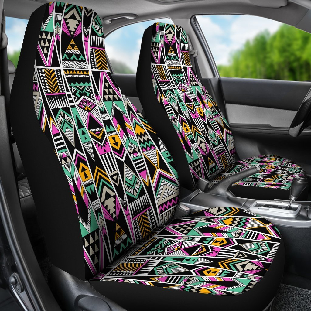Native American Aztec Tribal Navajo Indians Print Universal Fit Car Seat Cover-grizzshop