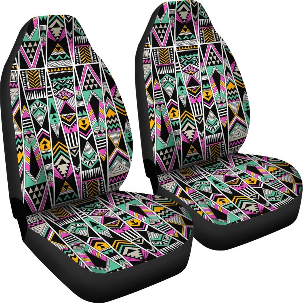 Native American Aztec Tribal Navajo Indians Print Universal Fit Car Seat Cover-grizzshop