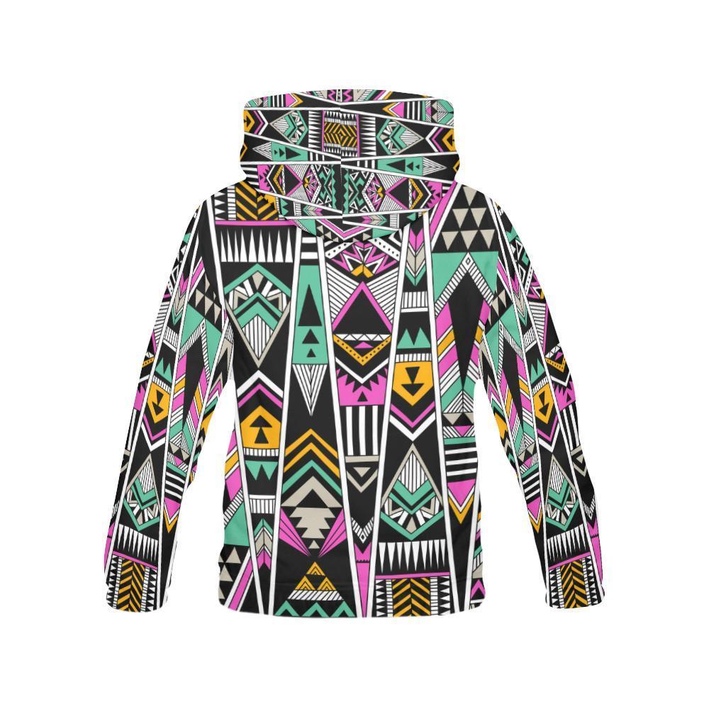 Native American Aztec Tribal Navajo Indians Print Women Pullover Hoodies -grizzshop