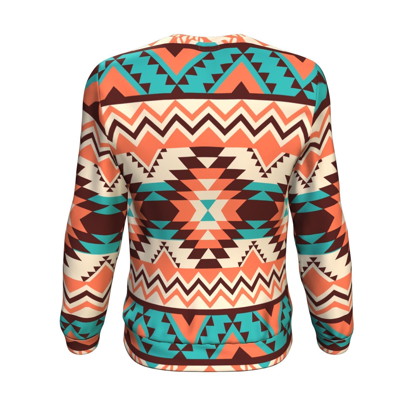 Native American Navajo Indians Aztec Tribal Print Men Crew Neck Sweatshirt-grizzshop