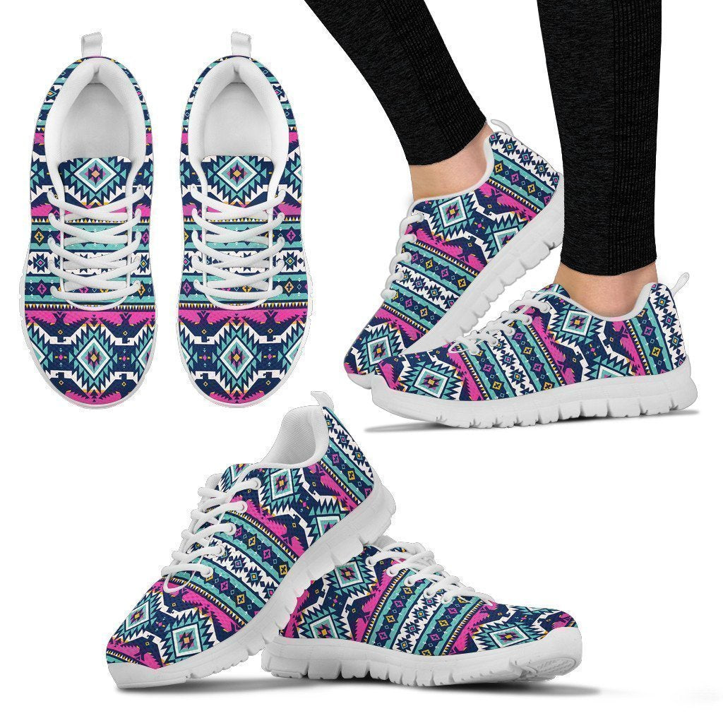 Native American Tribal Navajo Indians Aztec Print Women Shoes Sneakers-grizzshop
