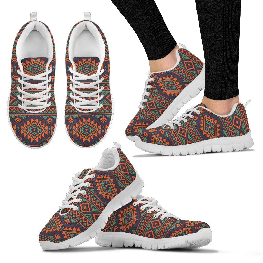 Native American Tribal Navajo Indians Aztec Print Women Shoes Sneakers-grizzshop
