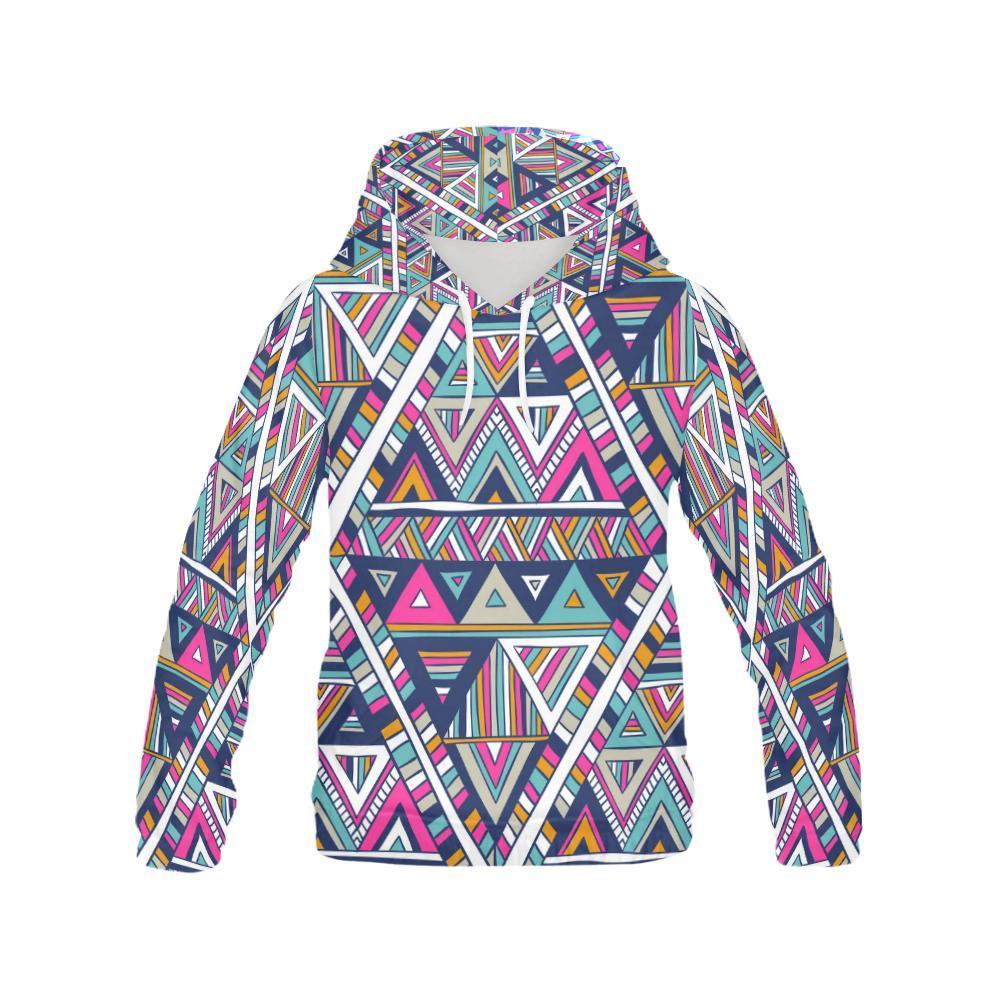 Native Navajo American Indians Aztec Tribal Print Women Pullover Hoodies -grizzshop