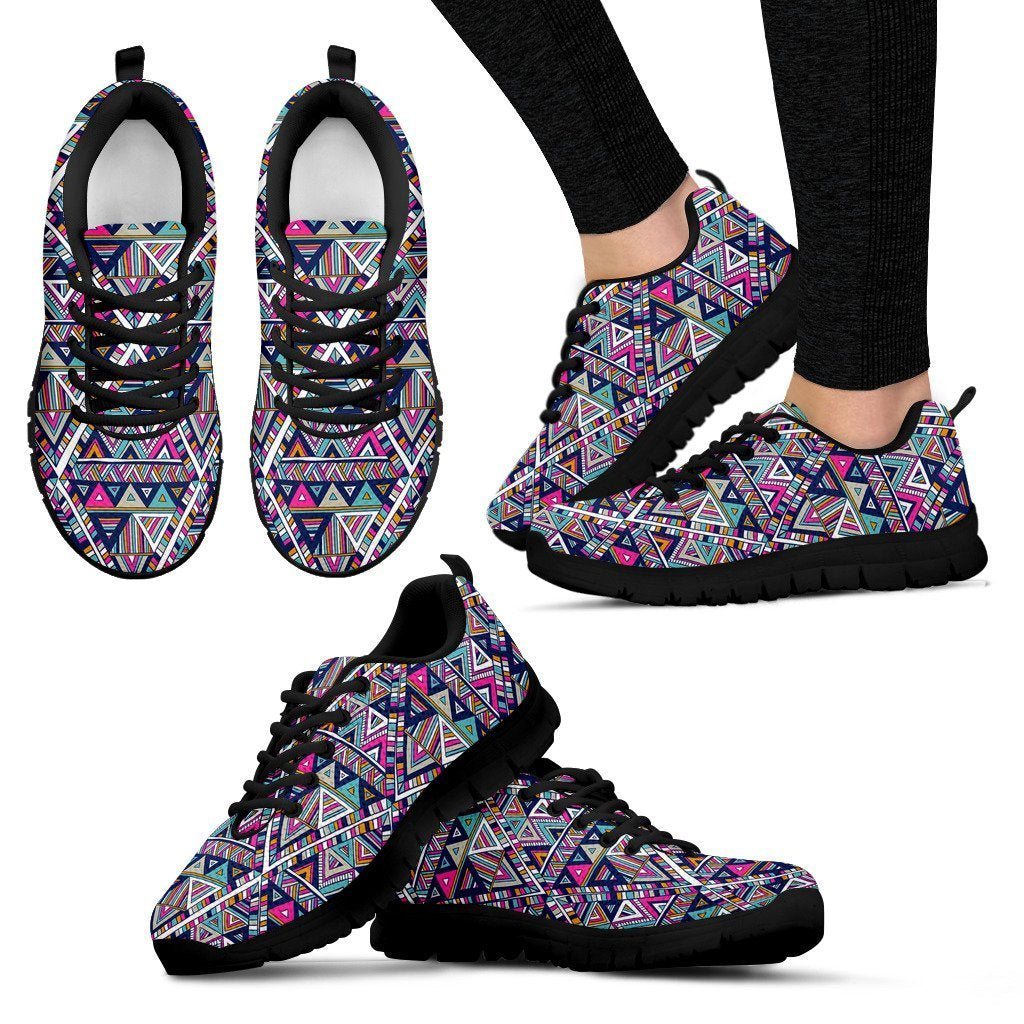 Native Navajo American Indians Aztec Tribal Print Women Shoes Sneakers-grizzshop