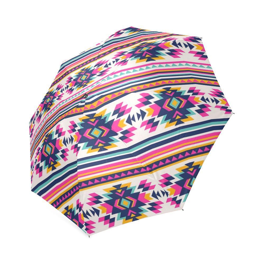 Navajo Native American Indians Aztec Tribal Print Foldable Umbrella-grizzshop