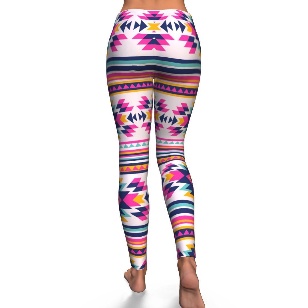 Navajo Native American Indians Aztec Tribal Print Pattern Women Leggings-grizzshop