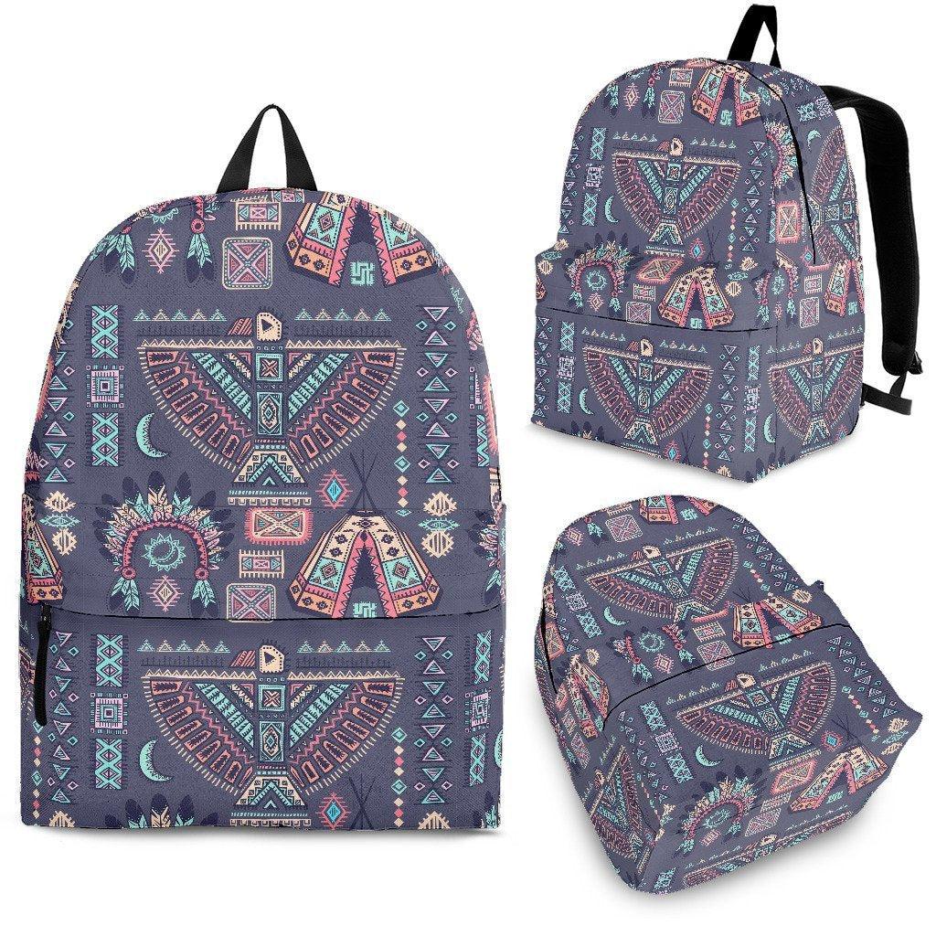 Navajo Native Aztec Indians American Tribal Print Backpack-grizzshop