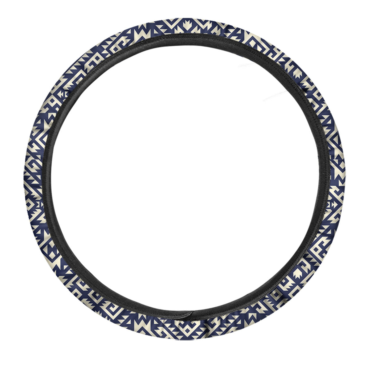 Navajo Native Indian Print Pattern Car Steering Wheel Cover-grizzshop