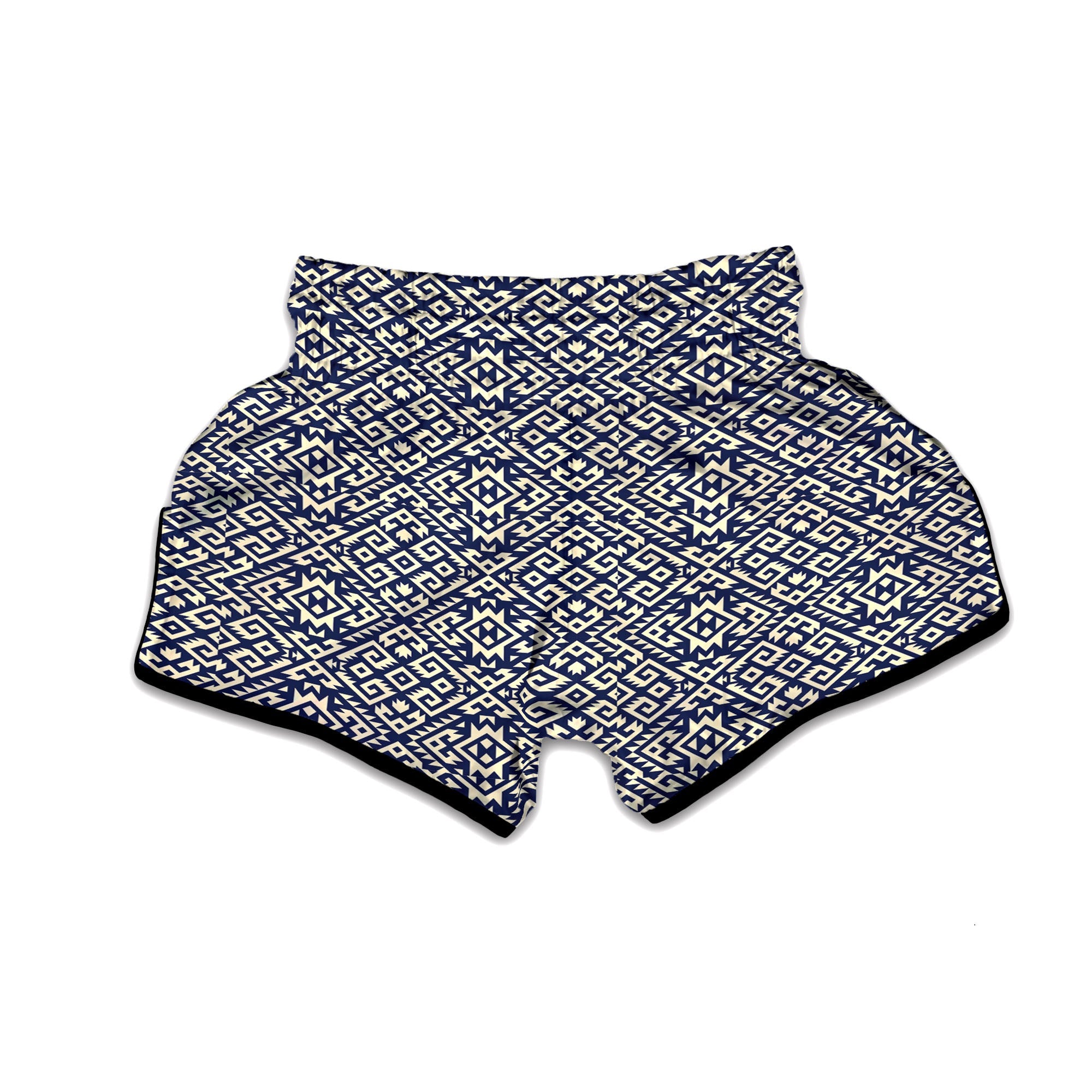 Navajo Native Indian Print Pattern Muay Thai Boxing Shorts-grizzshop