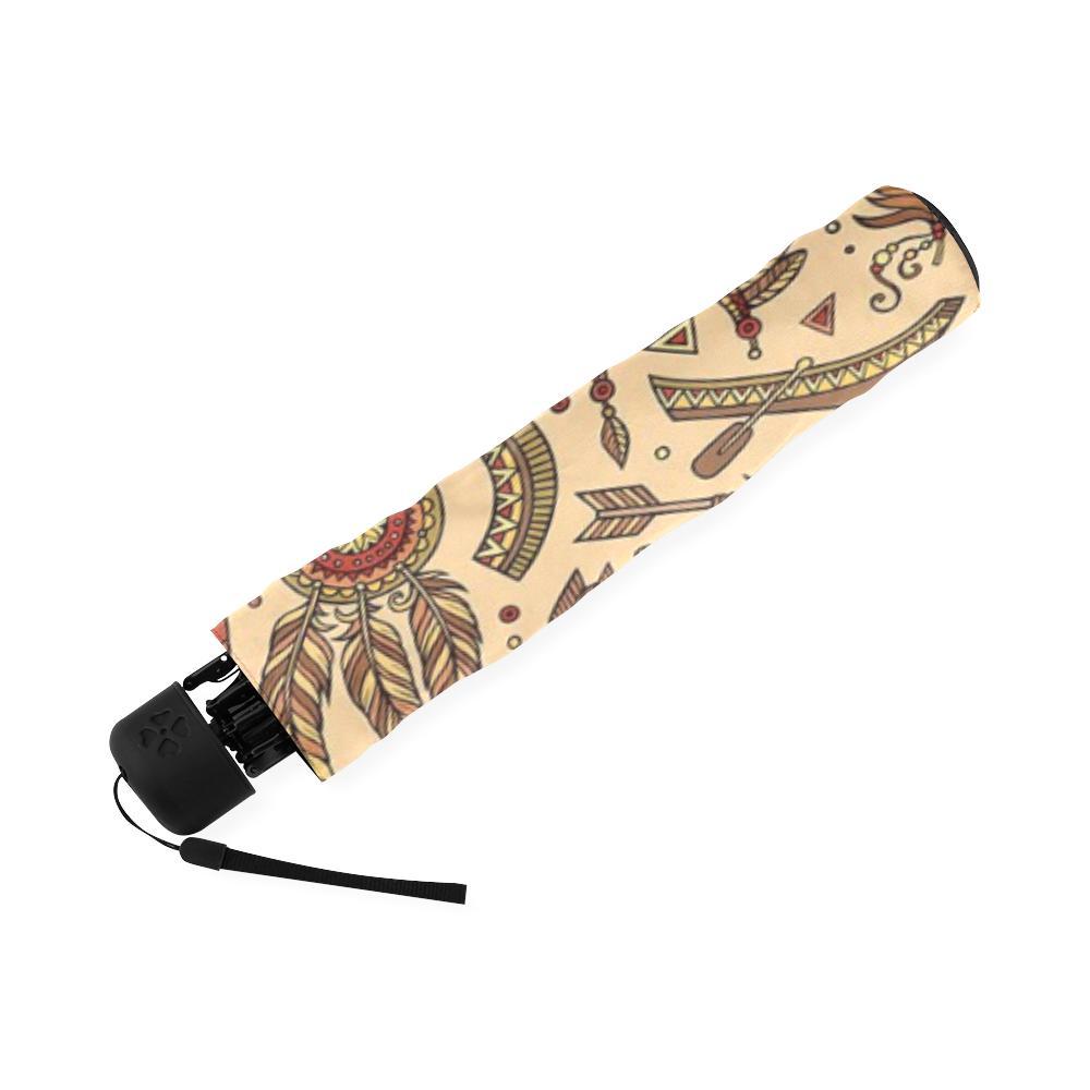 Navajo Tribal Aztec Native Indians American Print Foldable Umbrella-grizzshop