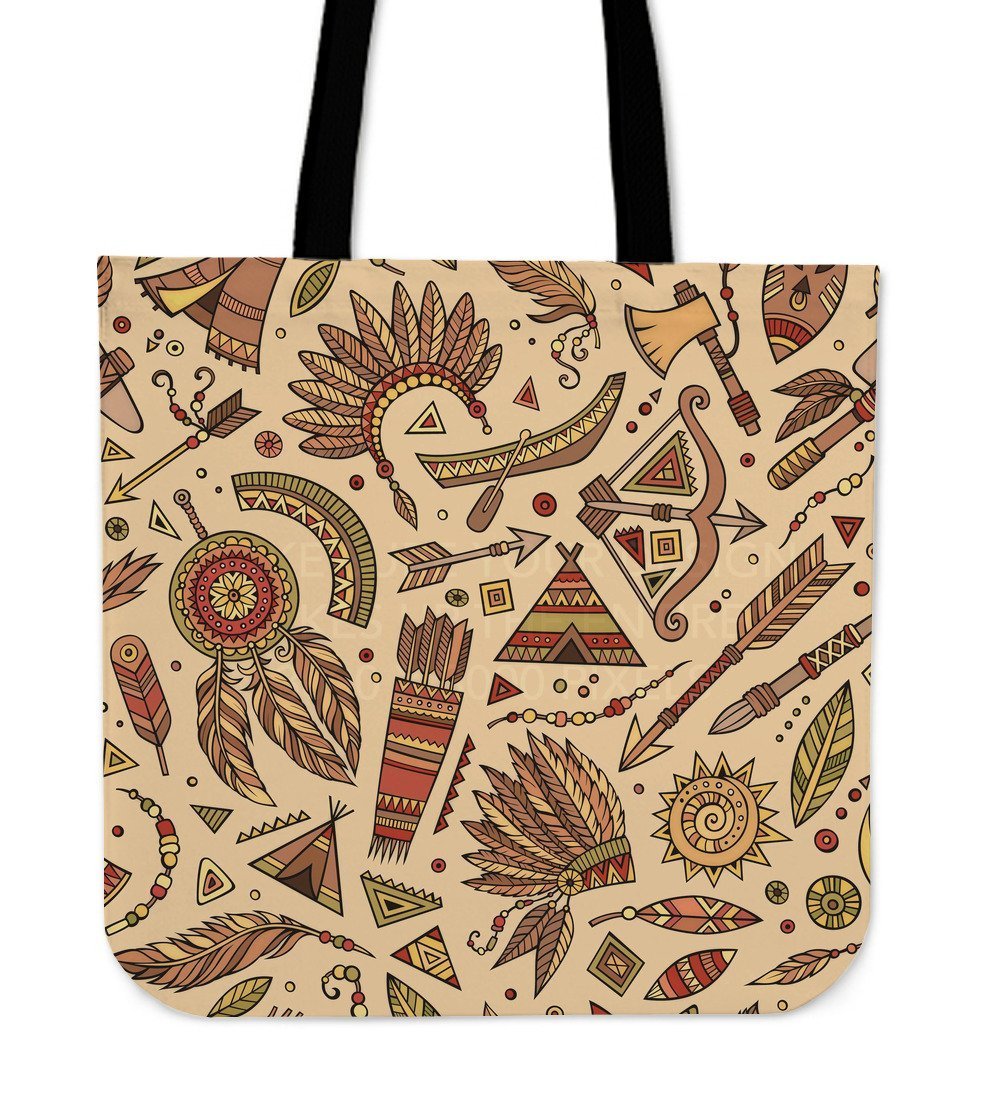 Native American Tribal Aztec Printed Canvas 3-in-1 Shopper main image 0
