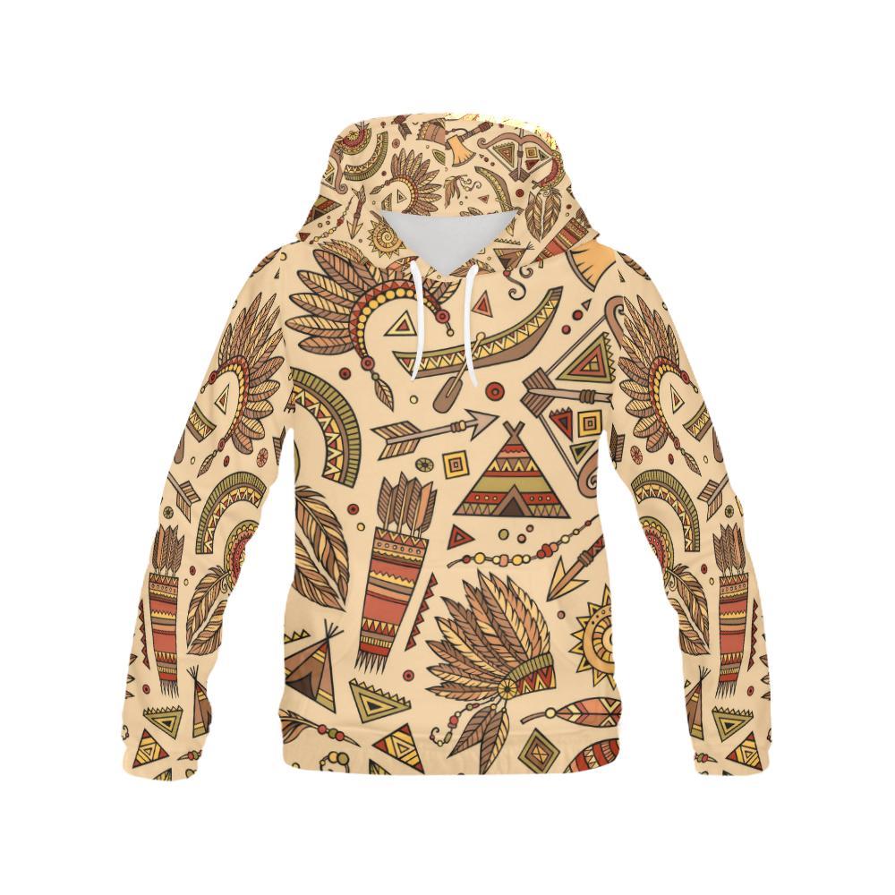 Navajo Tribal Aztec Native Indians American Print Women Pullover Hoodies -grizzshop